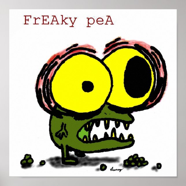 Freaky Pea Poster (Frente)