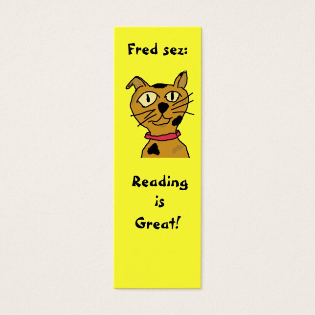 Fred livres Bookmarks (Frente)
