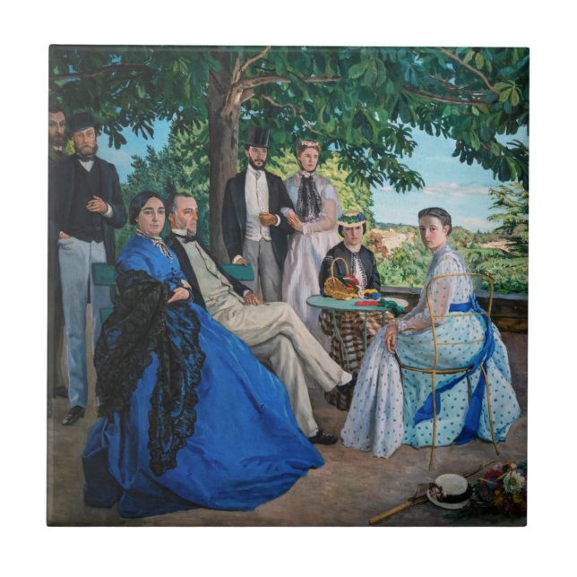 Frederic Bazille - A Reunião Familiar (Frente)