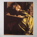 Frederic Leighton O Poster da lua de mel do pintor<br><div class="desc">Esta poster de arte tem a pintura "A Lua de mel do Pintor" nela de Frederic Leighton.</div>