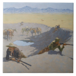 Frederic Remington - luta para o Waterhole