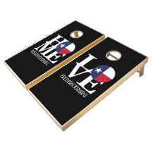 Fredericksburg Texas Cornhole Set