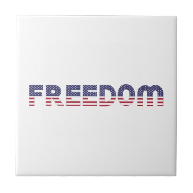 Freedom American Flag for Patriotic & Liberty Gift (Frente)