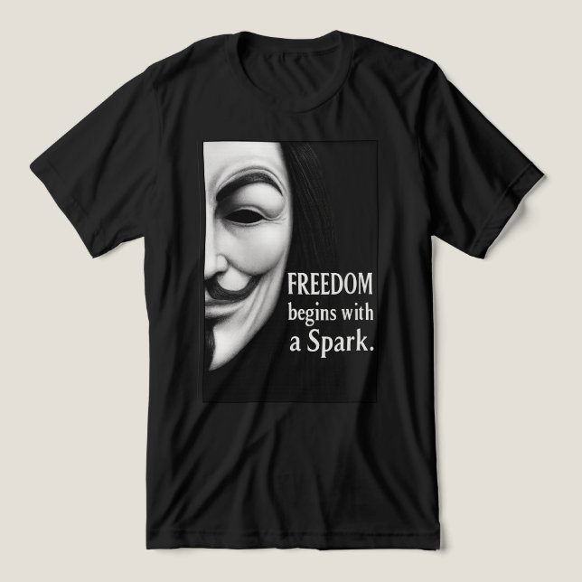 Freedom Begins With a Spark (Design frontal)