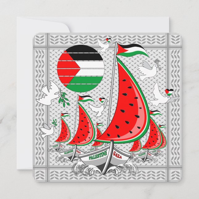 Freedom Global Sumud Flotilla Boats para Gaza (Frente)