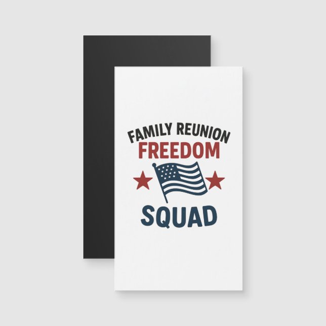 Freedom Squad Family Reunion Shirt – USA Patriotic (Frente/Verso)