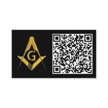 Freemason QR Code Cartão de visita