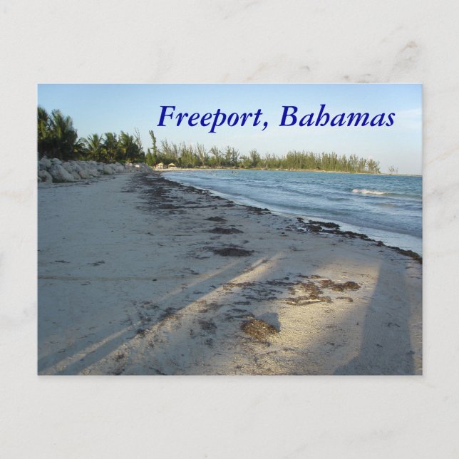 Freeport, cartão postal Bahamas (Frente)