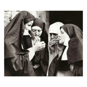 Freiás Fumando Fotografia Vintage