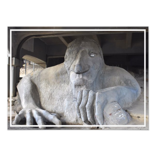 Fremont Troll de Seattle Impressão Fotográfica (vá (Frente)
