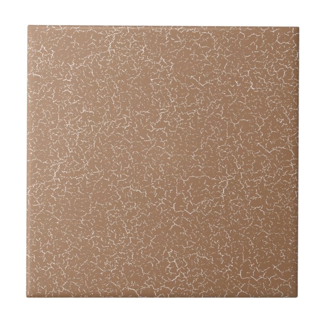 French Beige Tan Brown Crackle Glaze Solid Colour (Frente)