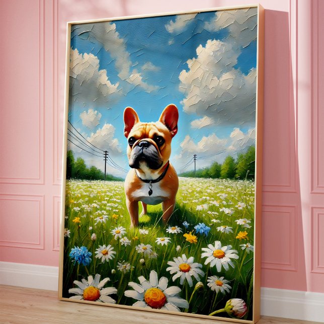 French Bulldog Cute Dog Wall Art Poster (Criador carregado)
