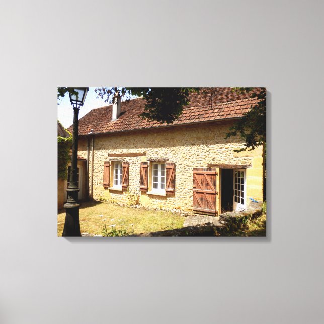 French Gite Canvas Print (Frente)