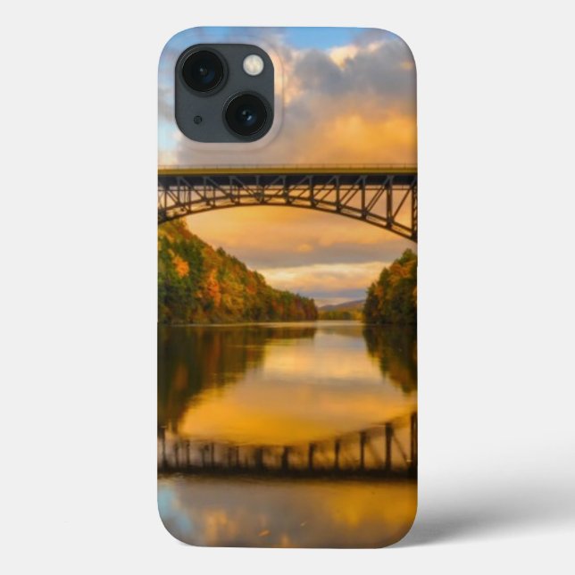 French King Bridge in Fall (Verso)