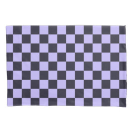 French lilac checkerboard pattern