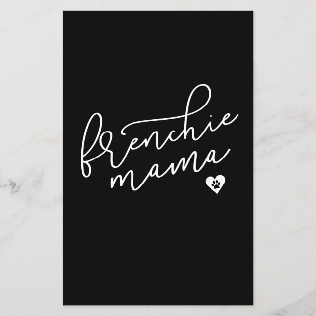 Frenchie Mama | Buldogue francês | Presente para c (Frente)