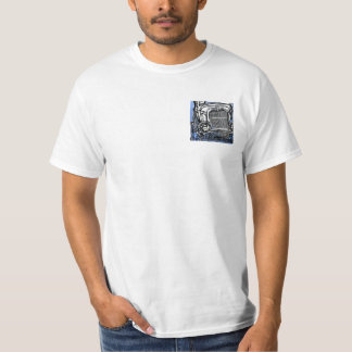frente 32ford, parte de trás flathead camiseta bra