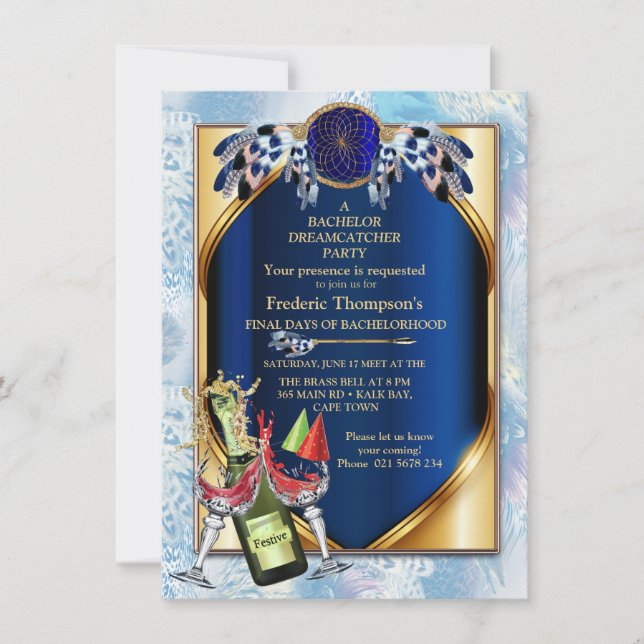 Frente azul de papagaio exótico Penas de solteiro (Frente)