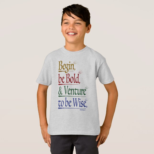 Frente - Camisa Unisex Kids T-Shirt com Citação de (Frente Completa)