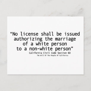 Frente do Cartão Postal da Seção 60 do Código 