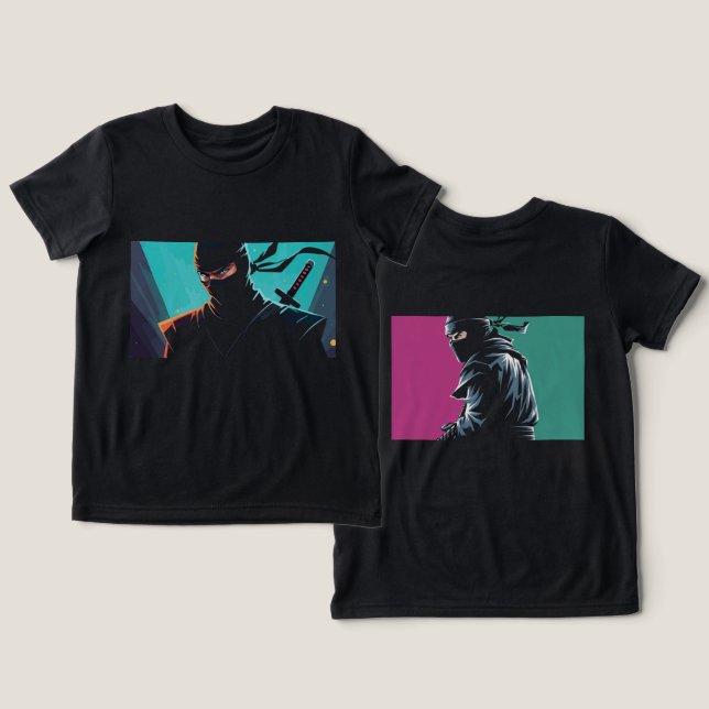 Frente e Traseira Ninja (Design Frente e Verso)