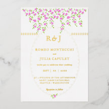 Frente Floral Rosa Brilhante Boêmia e Casamento Tr