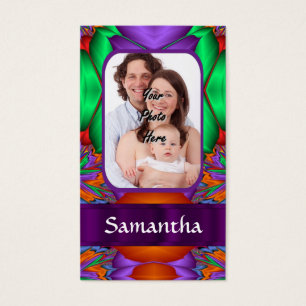 Frente personalizada multicolorido