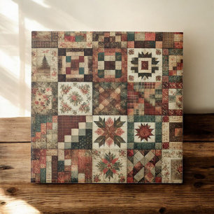 Frente russa Terracotta Quilt Patchwork Floral
