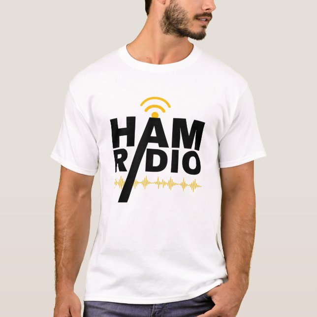 Frequência da Camisa do Operador de Rádio Ham (Frente)