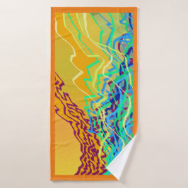 Frequências costeiras 2a Toalha de arte