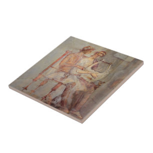 Fresco de uma lição de música, Pompeia