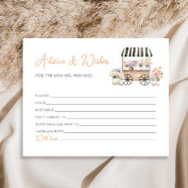 Fresco do aviso de mercado e do cartão de desejos