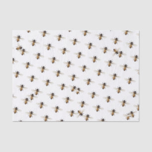 Fresco do Papel Tecido das Abelhas de Colmeia