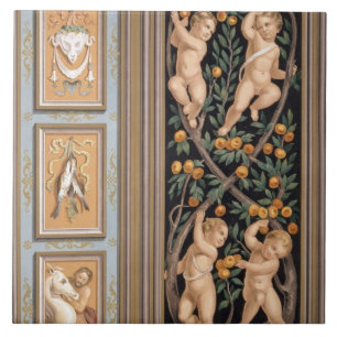 Fresco dos Cupido da igreja de St. Ambroglio,