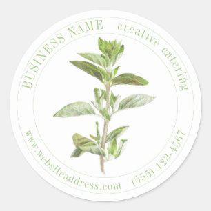 FRESCO OREGANO Biz ID Grandes Adesivos redondos