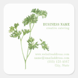 FRESCO PARSLEY Biz ID Pequenos Adesivos Quadrados