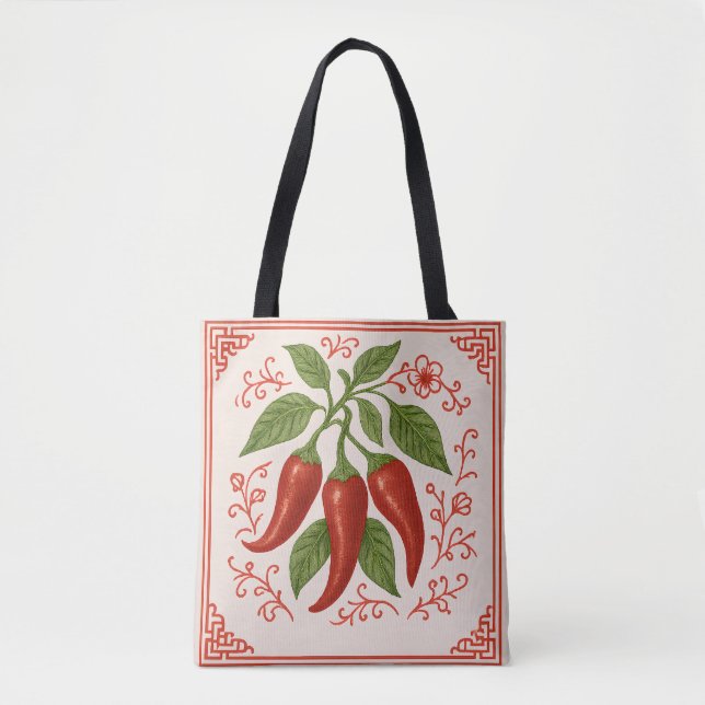 "FRESNO BOLSA" - CHINOISERIE TOTE BAG (Frente)