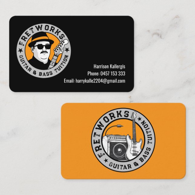 Frete funciona - Cartão de visita (Frente/Verso)