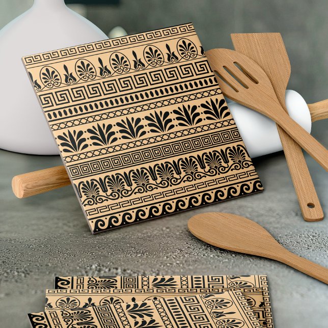 Frete Grego, Padrão Mediterrânico, Castanho (Criador carregado)