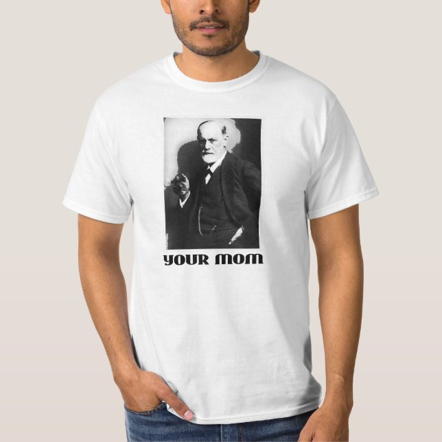 Freud barato sua camisa da mamã - todos os estilos (Frente)