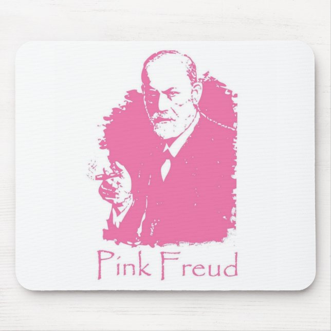 Freud cor-de-rosa Mousepad (Frente)