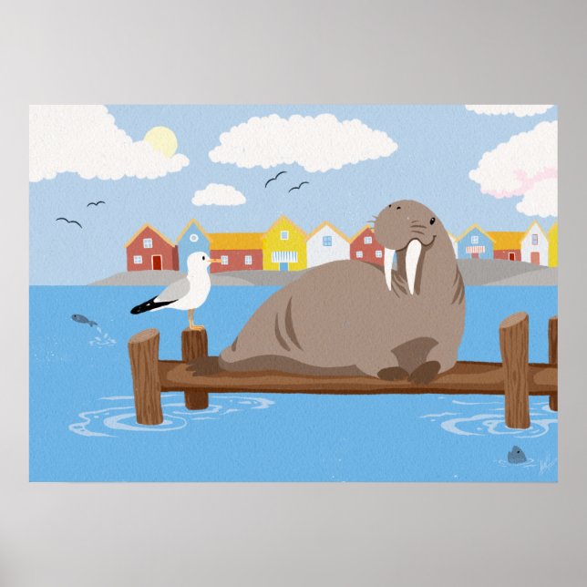 Freya the Walrus - Poster (Frente)