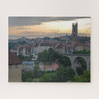 Fribourg Sunset Jigsee Quebra-cabeça
