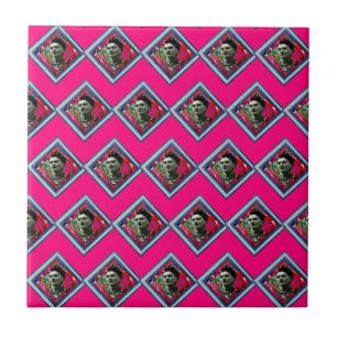 Frida Kahlo Retro Denim Diamond