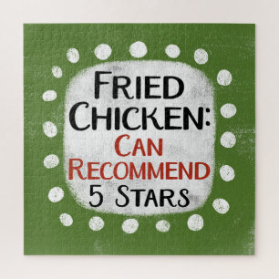 Fried Chicken Review 5 Stars Jigsera Quebra-cabeça