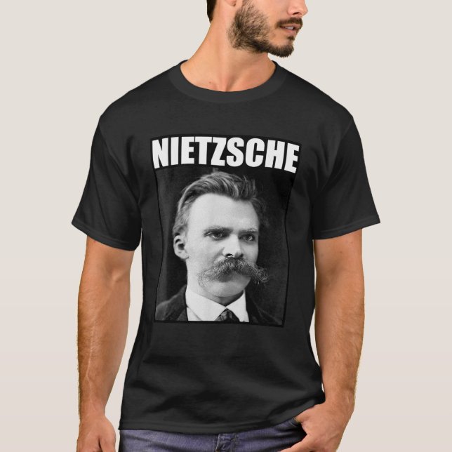 Friedrich Nietzsche Philosopher - Camisa de Retrat (Frente)