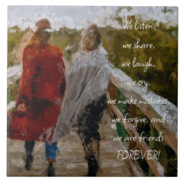 FRIENDS FOREVER TILE