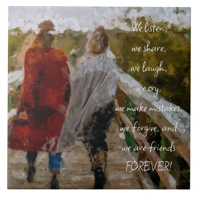 FRIENDS FOREVER TILE (Frente)