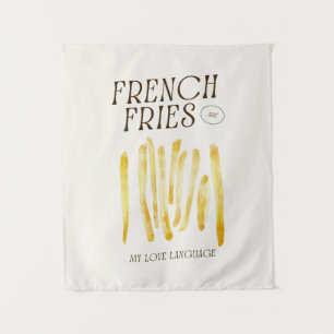 Fries Franceses São Minha Tapeçaria De Parede De L