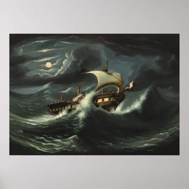Frigate - Thomas Chambers Fine Art Poster (Frente)